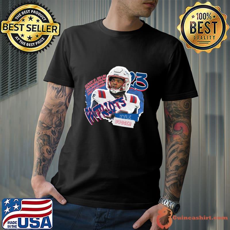 Kyle Dugger American football safety for the New England Patriots NFL T-Shirt