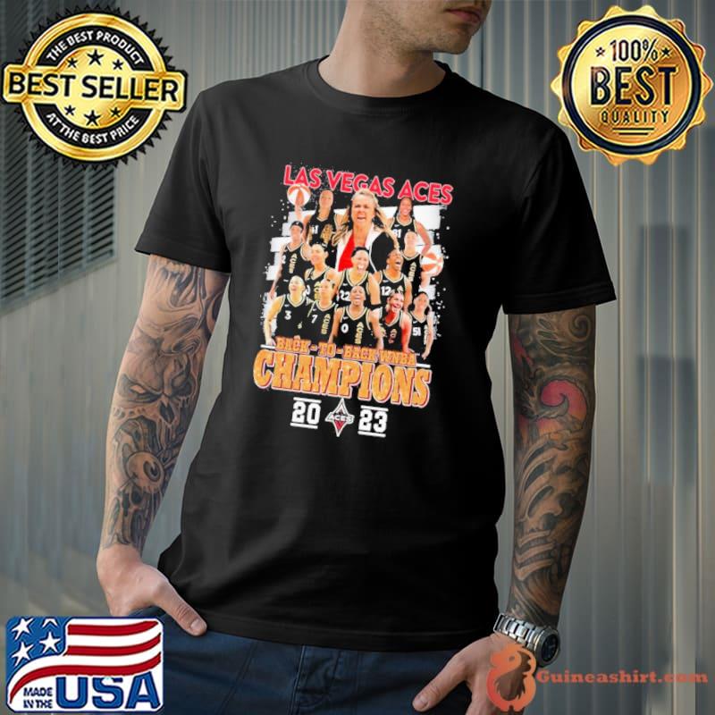 Las Vegas Aces Back To Back WNBA Champions 2023 Shirt