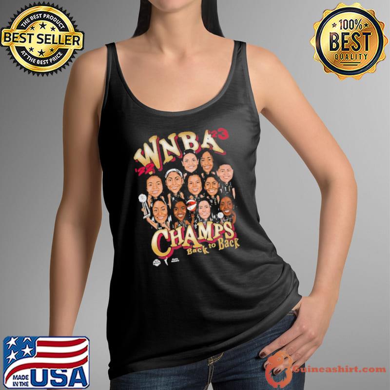 Las Vegas Aces Playa Society WNBA 2022 2023 Finals Champions back