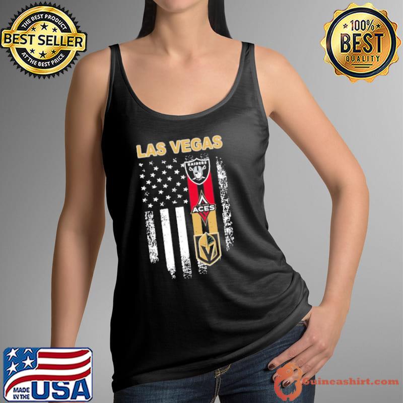 Las Vegas Aces Symbol American Flag s Tank Top