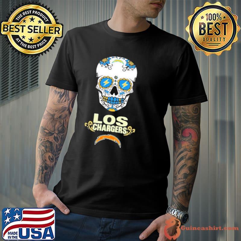 Los Angeles Chargers skull Shirt, hoodie, sweater, long sleeve and