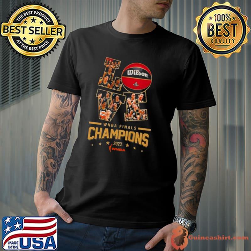 Love Las Vegas Aces Wnba Finals Champions 2023 Two Sided Shirt