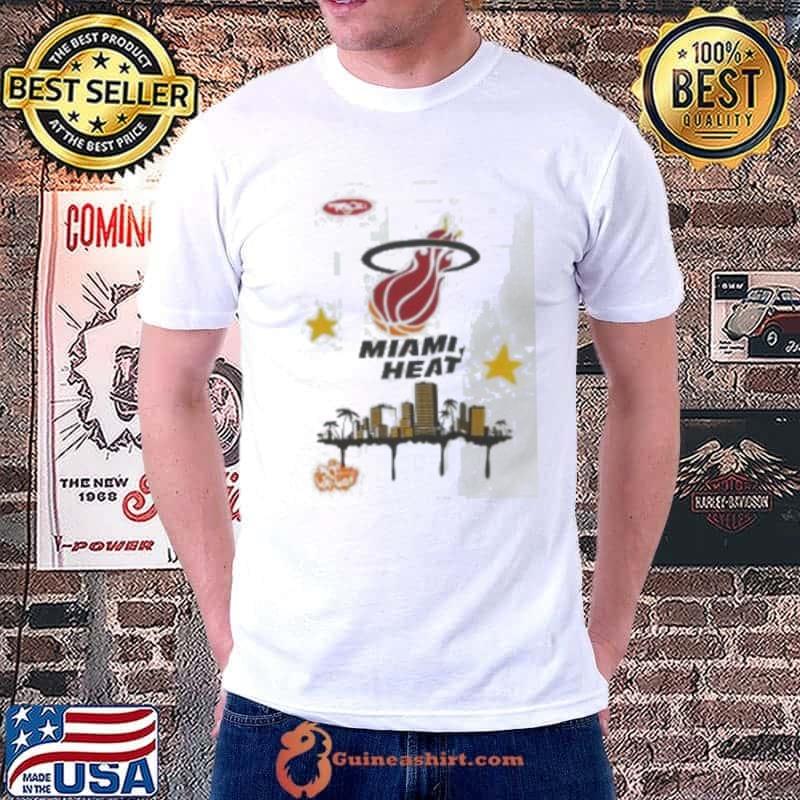 M&N x Tats Cru City Miami Heat Shirt
