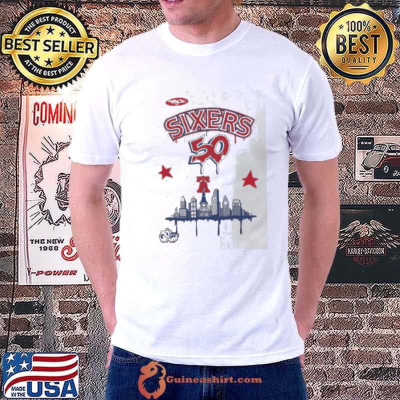 M&N x Tats Cru City Philadelphia 76ers Shirt
