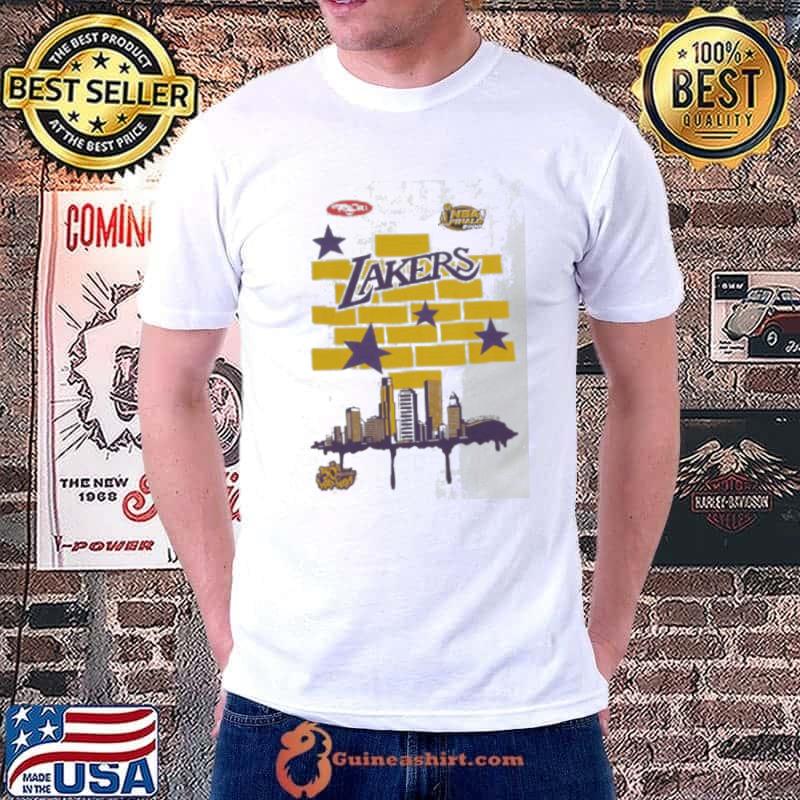 M&N x Tats Cru City Tee Los Angeles Lakers Shirt