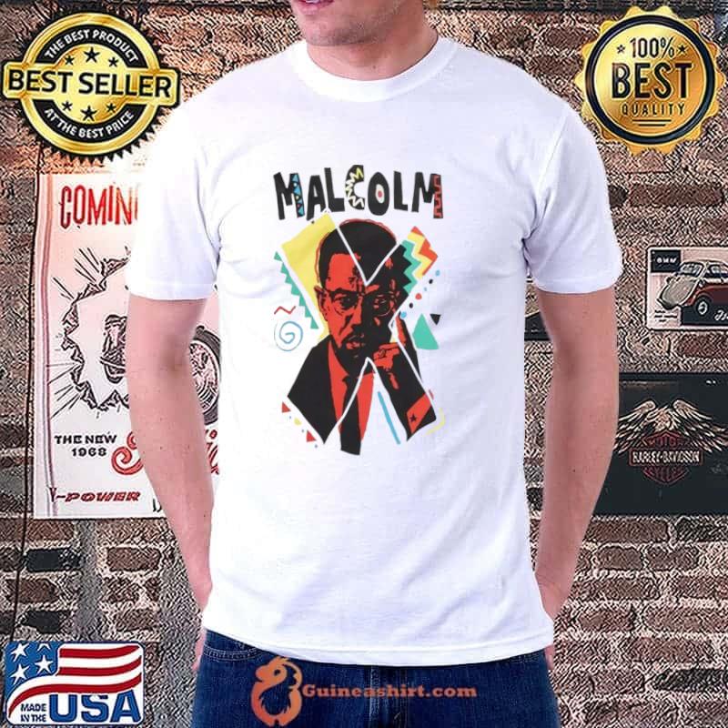 Malcolm X Art Drawing shirt