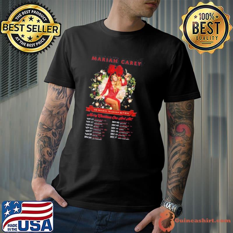 Mariah Carey Merry Christmas One And All Tour 2023 shirt