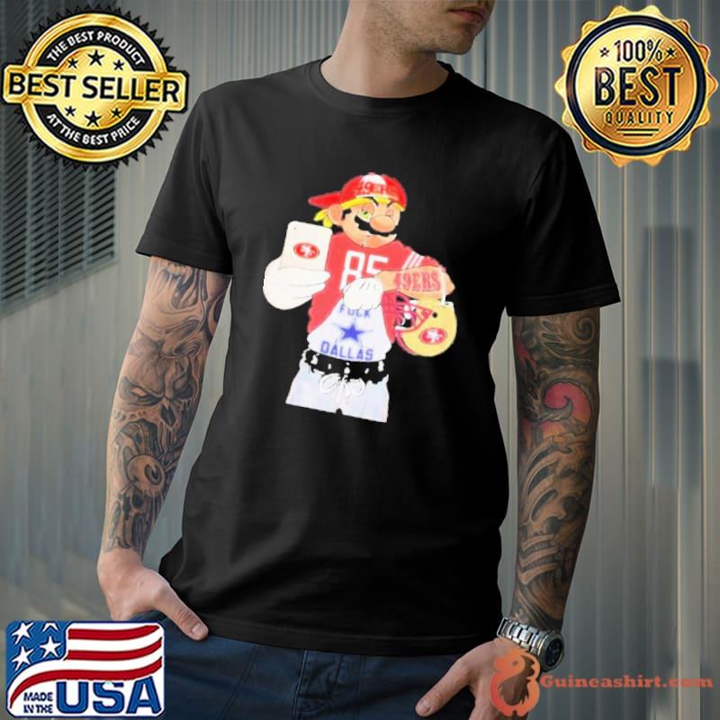 Mario Selfie San Francisco 49ers Fuck Dallas Cowboys Number 85 Shirt