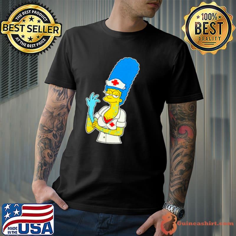 Mark Hoppus Marge Simpsons Nurse shirt
