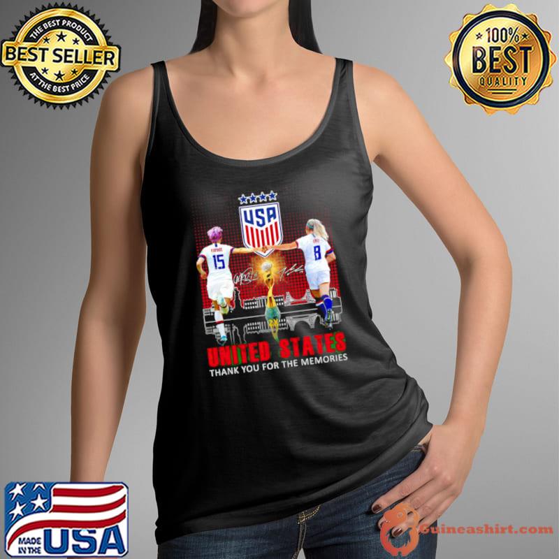 Megan Rapinoe and Julie Ertz United State thank you for the memories s Tank Top