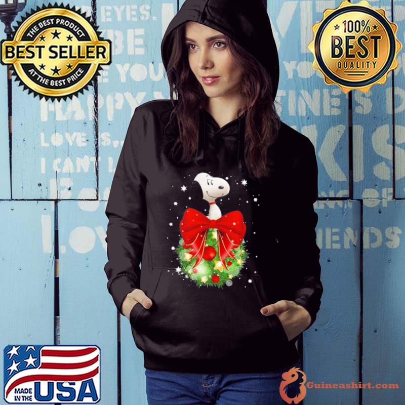 Merry Christmas Bell Lights Snoopy s Hoodie