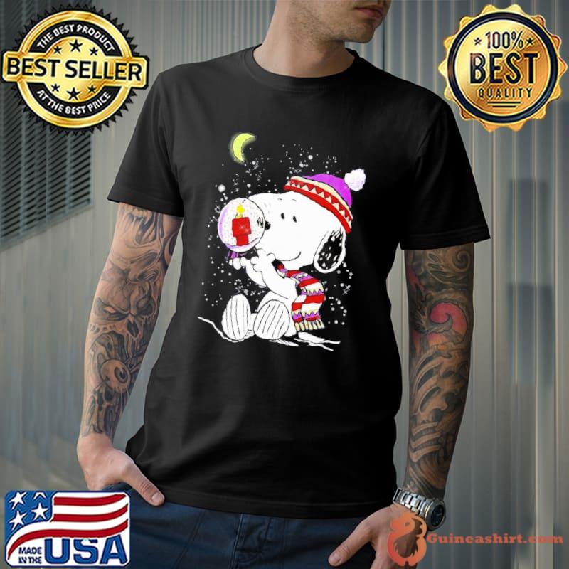 Merry Christmas Snoopy Play With Snow shirt