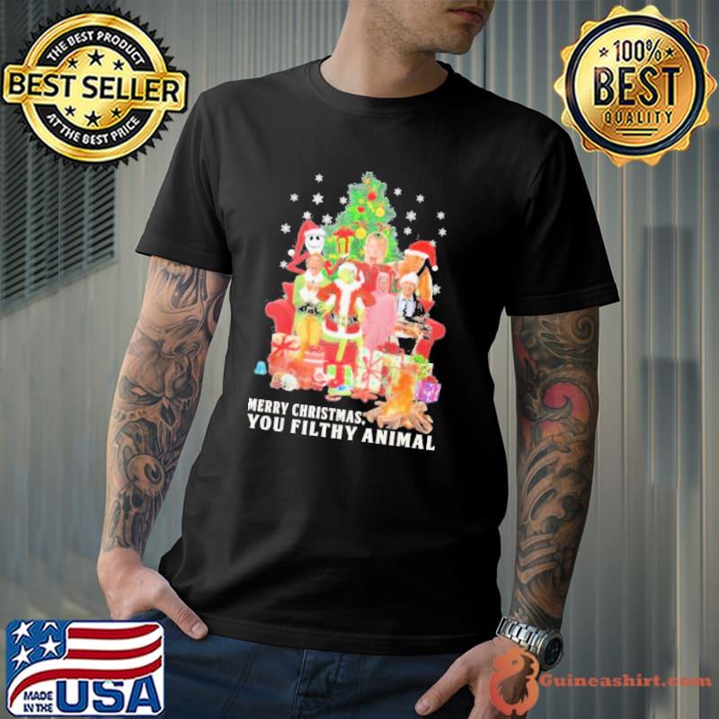 Merry Christmas you filthy animal shirt