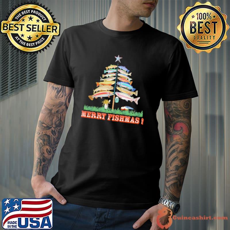 Merry Fishmas Xmas Christmas shirt
