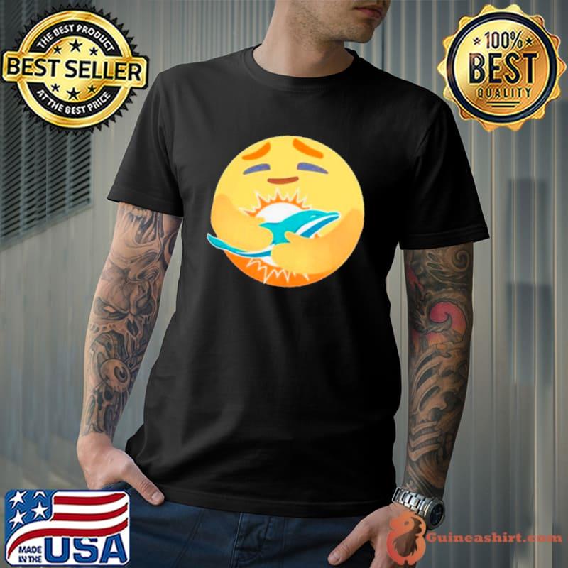 Miami Dolphins Care Emoji Funny shirt