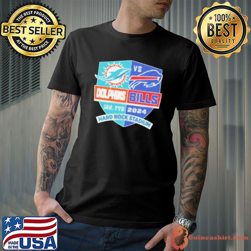 Miami Dolphins Vs Buffalo Bills Hard Rock Stadium Jan 7th 2024 Shirt