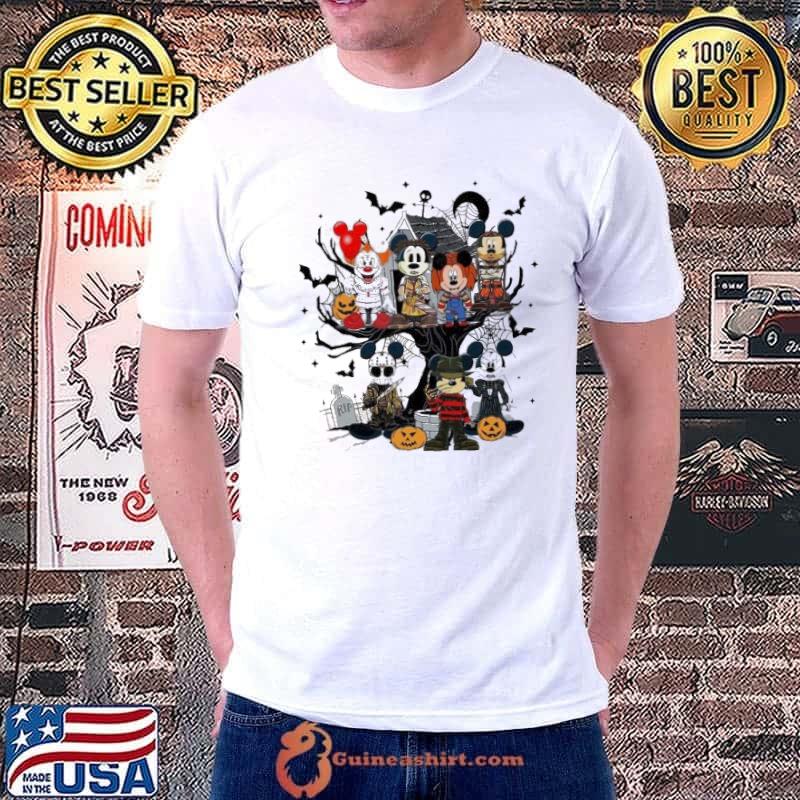 Mickey Horror Characters Happy Halloween 2023 Shirt