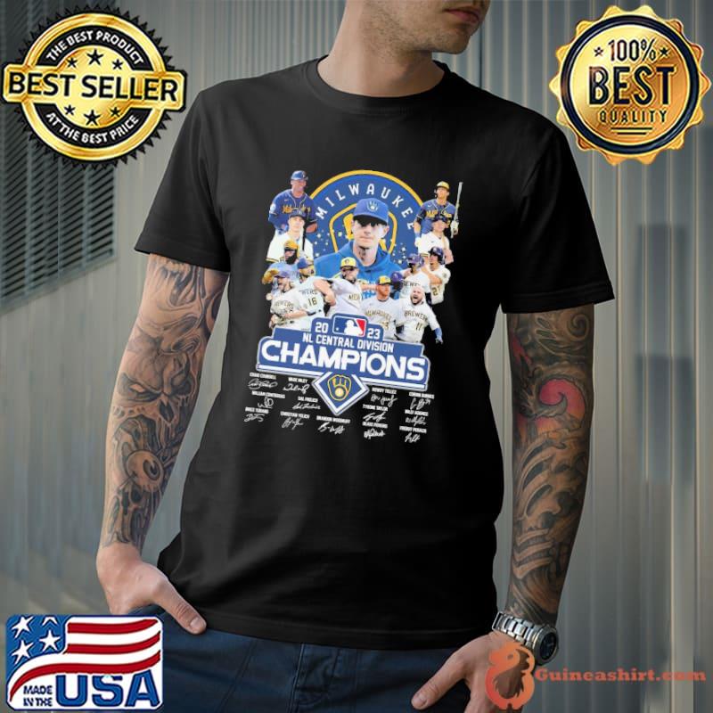 Milwaukee Nl central division champions signature shirt