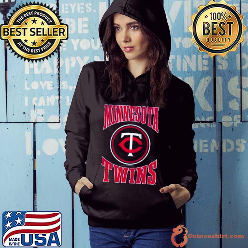 Minnesota Twins Arched Logo Slub s Hoodie
