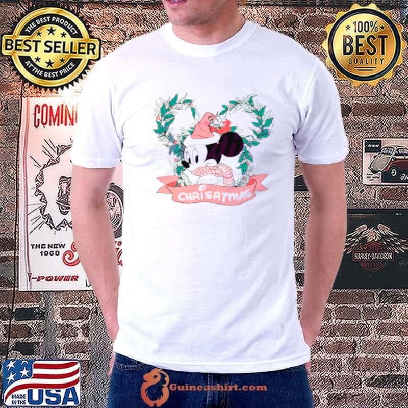 Minnie Christmas Wreath retro shirt