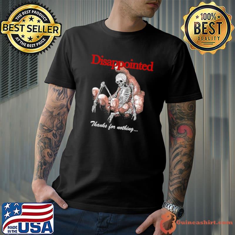 Misery Worldwide Misery Worldwide Disappointed Thanks For Nothing Jumbo Print Shirt