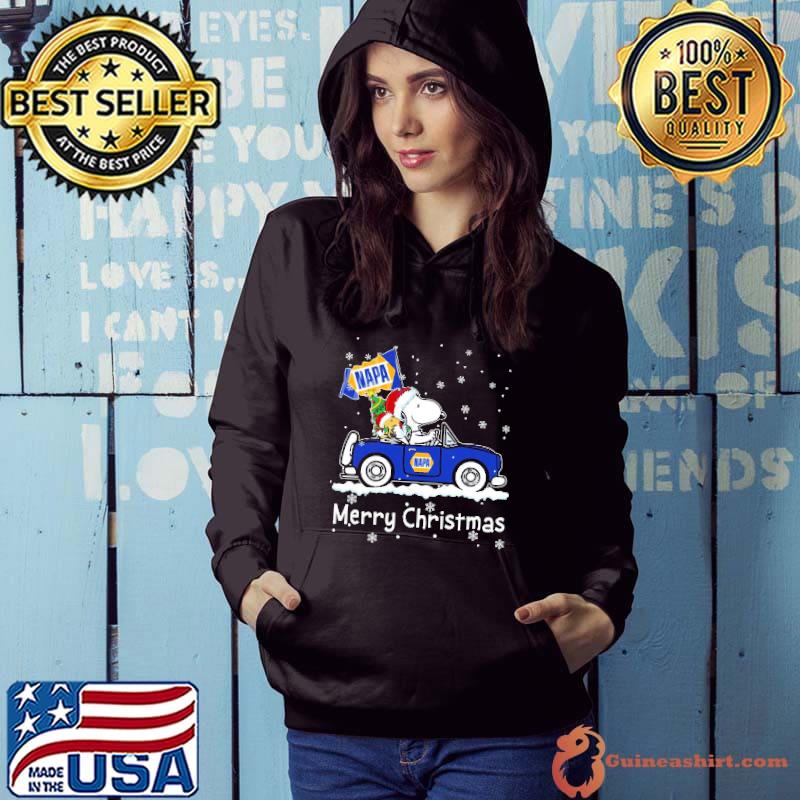 Napa auto parts Snoopy merry christmas s Hoodie
