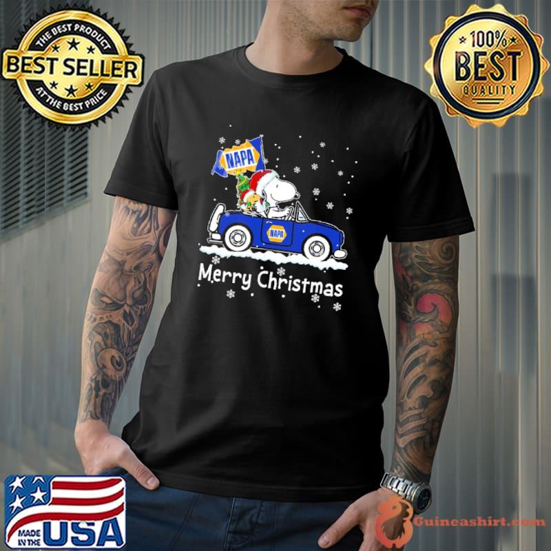 Napa auto parts Snoopy merry christmas shirt