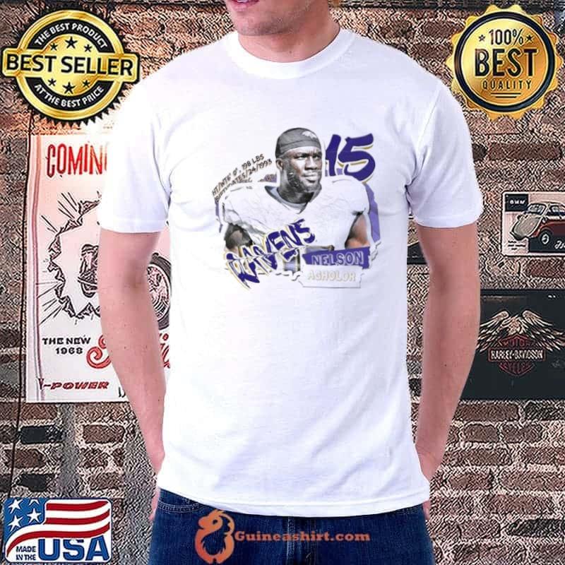Nelson Agholor Football Paper Baltimore Ravens Shirt