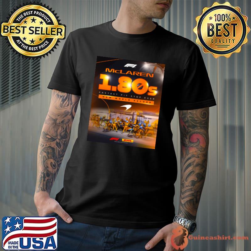 New F1 World Record McLaren 180s Fastest Pit Stop Ever Shirt