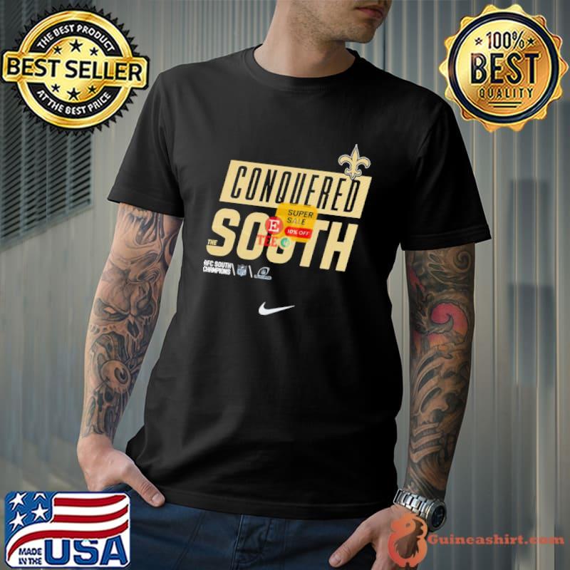 New Orleans Saints Conquered The South Nfl 2023 Playoff Shirt