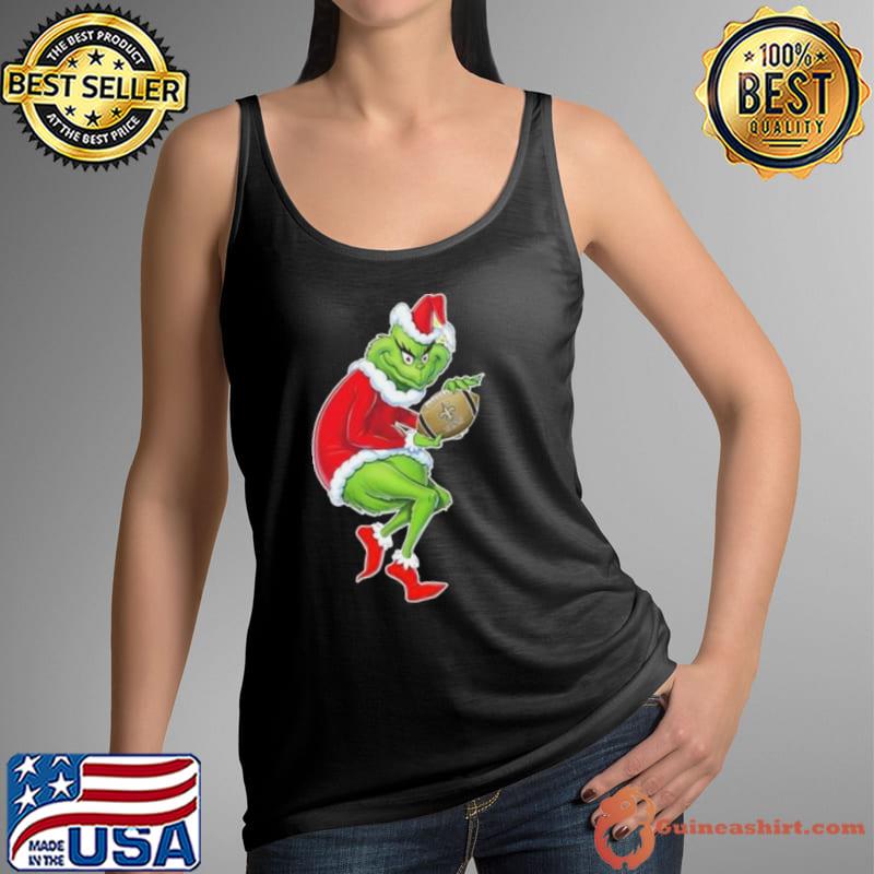 New Orleans Saints Grinch Merry Christmas 2023 Shirt Tank Top