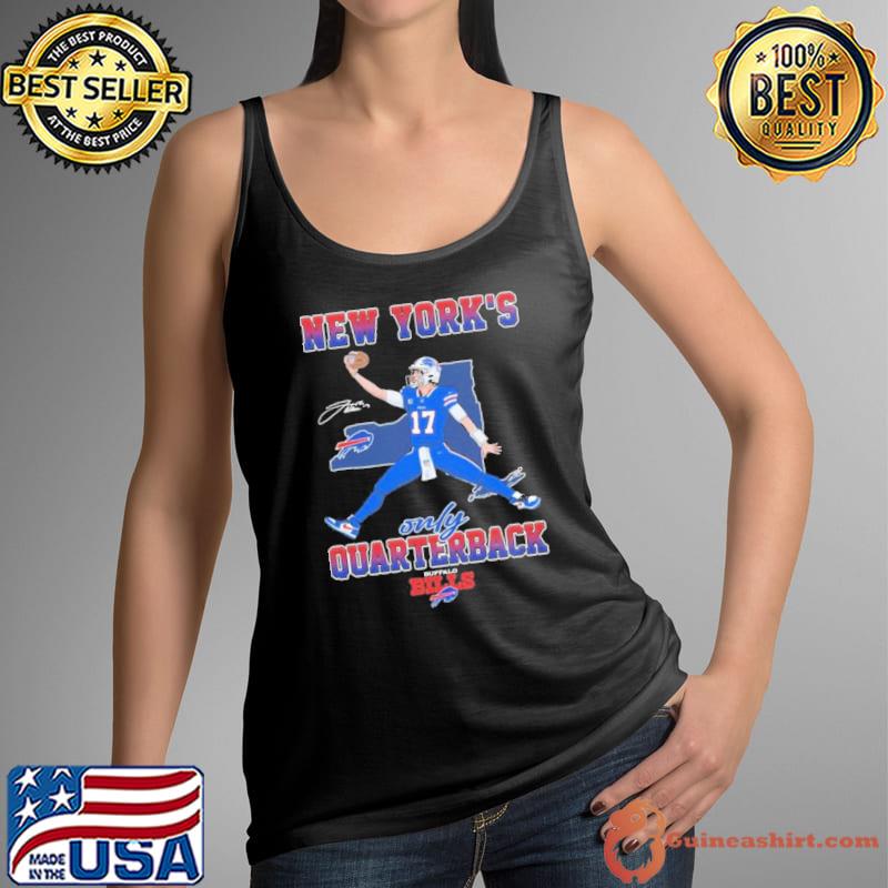 New york’s only quarterback Buffalo Bills signatures Shirt Tank Top