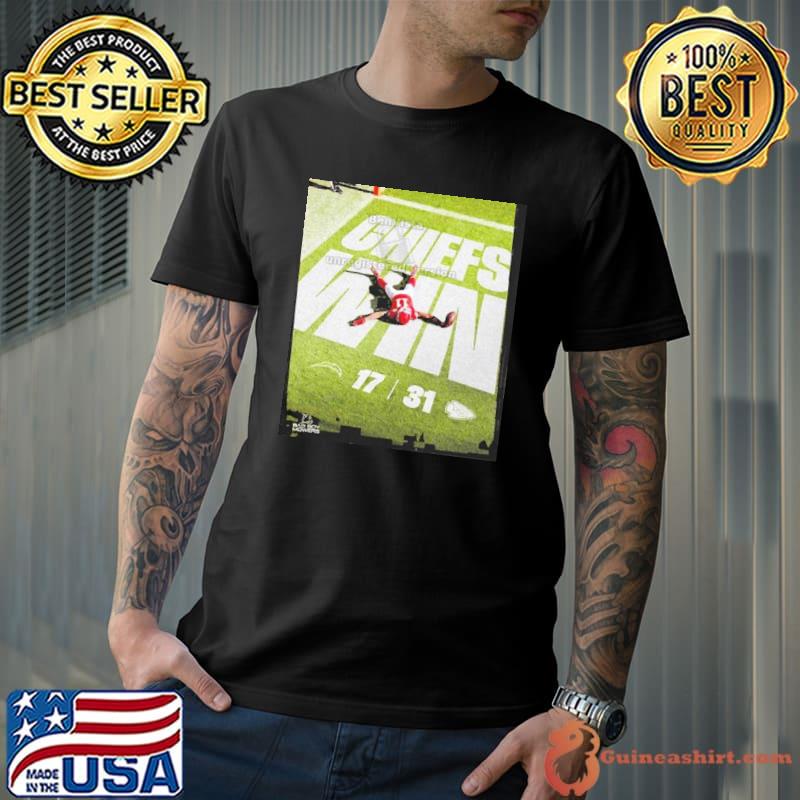 NFL Kansas city Chiefs win the chargers 3117 AFC west rivals poster shirt