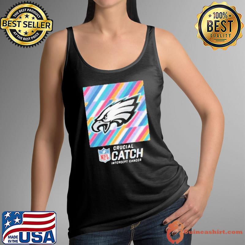 NFL philadelphia eagles 2023 NFL crucial catch intercept cancer sideline Shirt Tank Top
