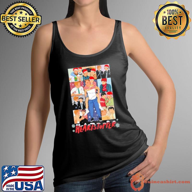 Nick And Charlie Heartstopper Art Eras Tour Christmas Shirt Tank Top