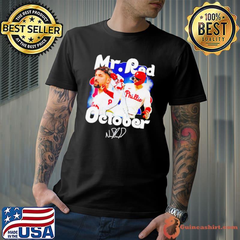 Nick Castellanos Mr Red October signature shirt