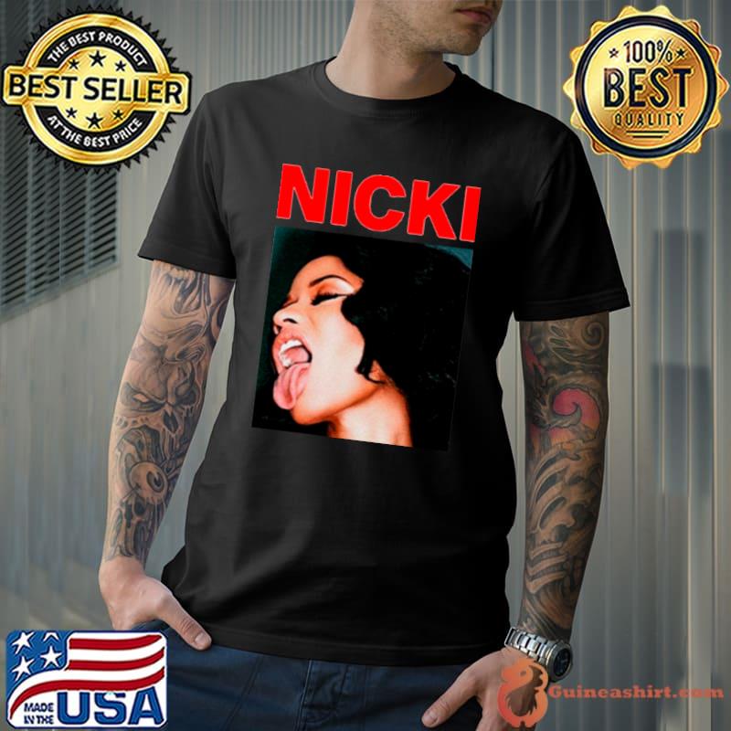 Nicki Minaj Sticking Out tongue shirt