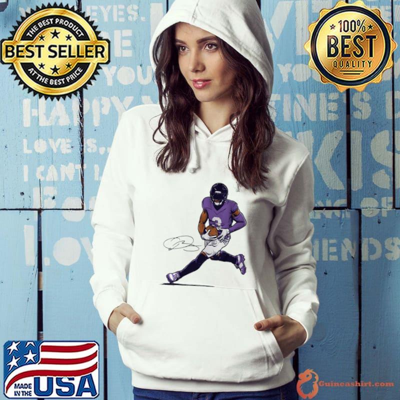 Odell Beckham American football wide receiver Signature Jr. Superstar Pose T-Shirt Hoodie