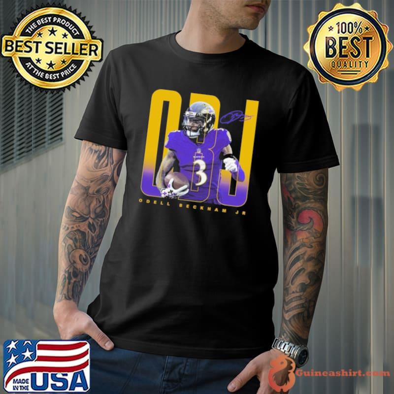 Official Odell Beckham Jr 3 Baltimore Ravens shirt, hoodie, sweater, long  sleeve and tank top