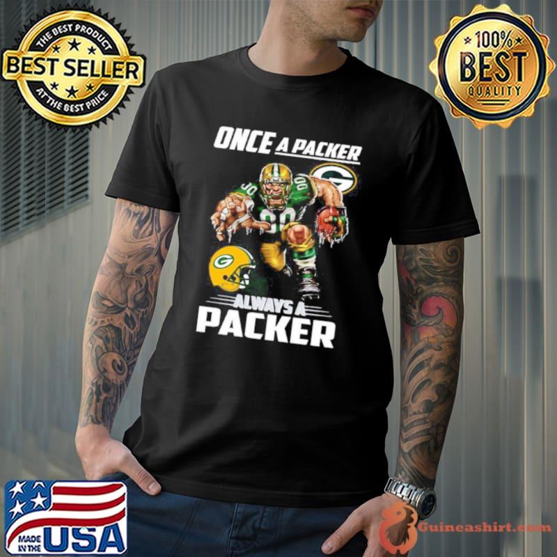 Once A Packers Always A Green Bay Packers Mascot Nfl Shirt Unisex