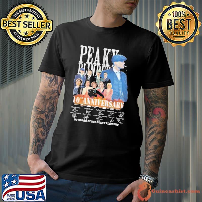 Peaky blinders 10th anniversary by order of the peaky blinders signatures Shirt