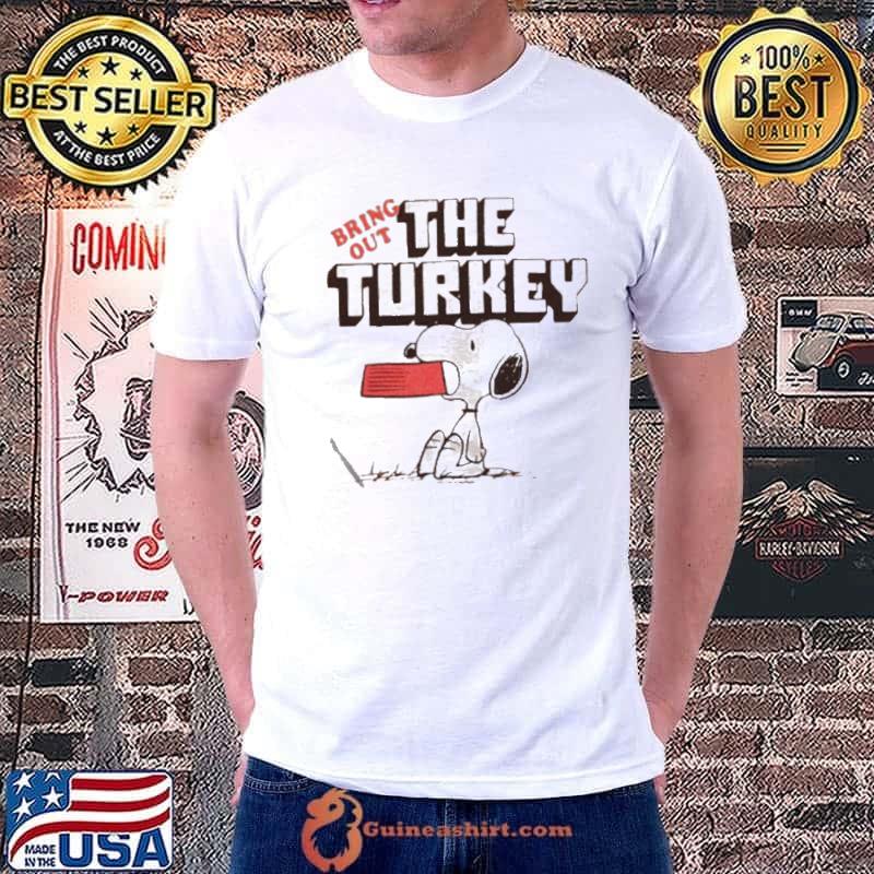 Peanuts Snoopy Bring Out the turkey shirt