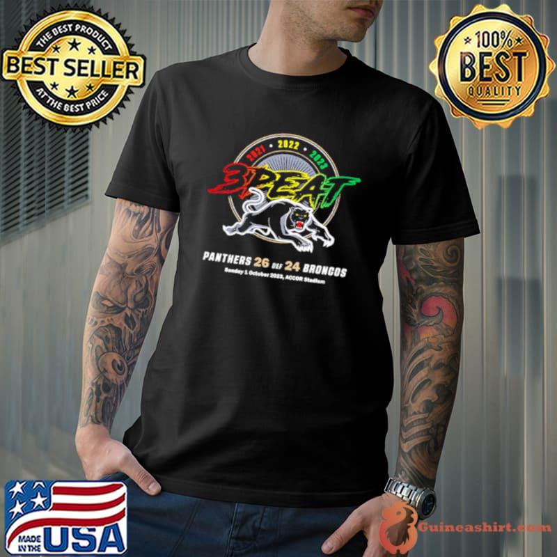 Penrith Panthers 26 Def 24 Broncos Sunday 1 October 2023 Shirt