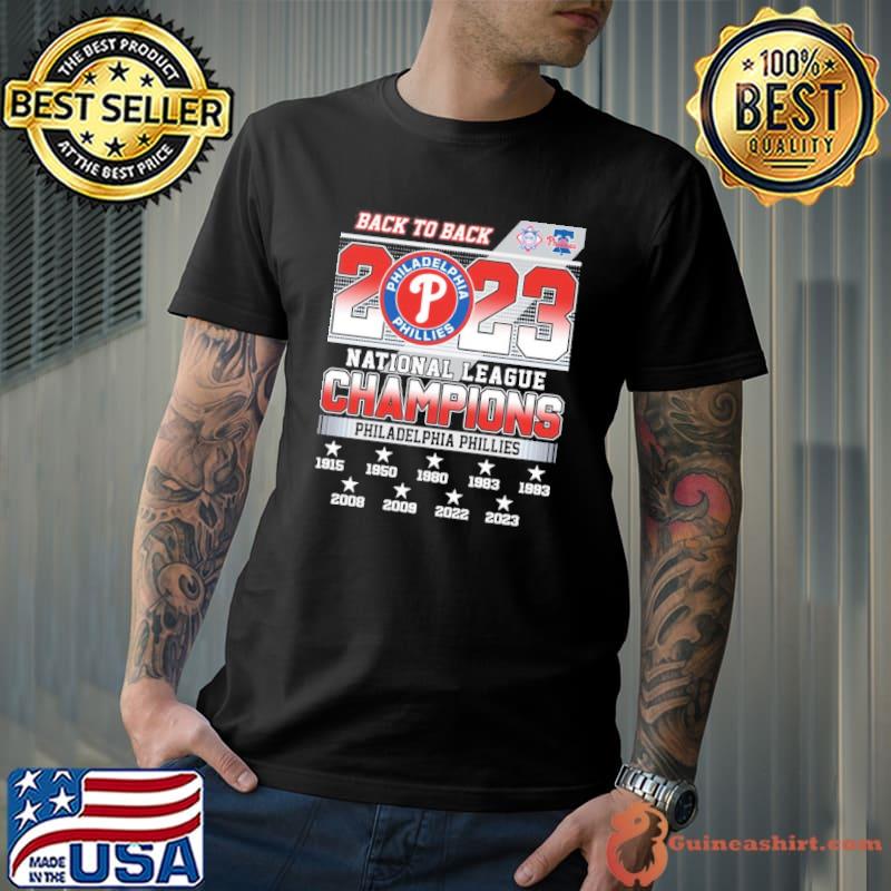Philadelphia Phillies National League 2 Sided Back TO Back shirt