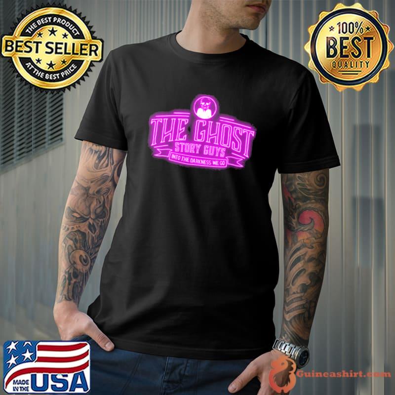 Pink Neon Ghost Story Guys Logo Shirt