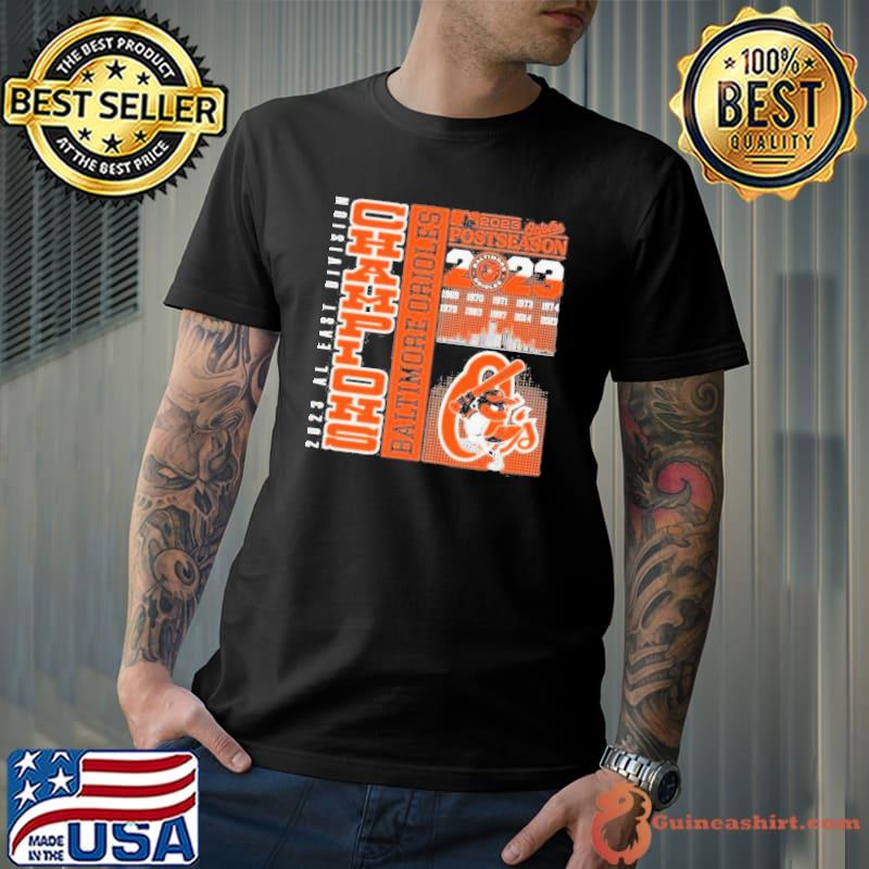 2023 al east division champions baltimore Orioles 2023 postseason shirt,  hoodie, sweater, long sleeve and tank top