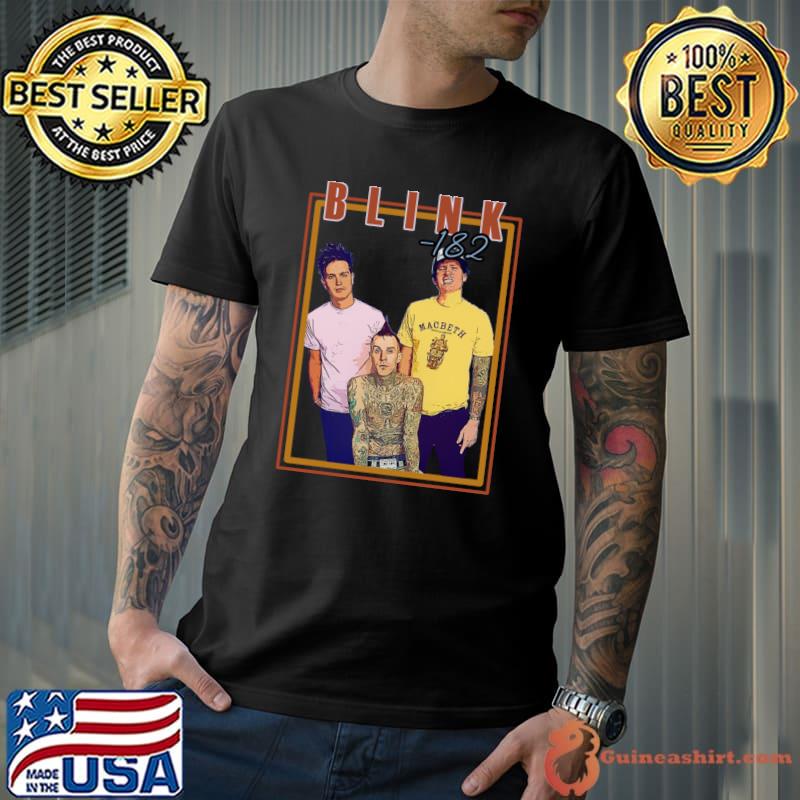 Punk Rock Anthem Revival Embrace Blink182-Inspired Threads T-Shirt