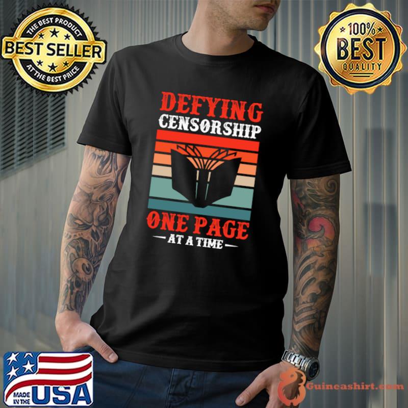 Read Banned Books Defying Censorship Banned Books Vintage T-Shirt