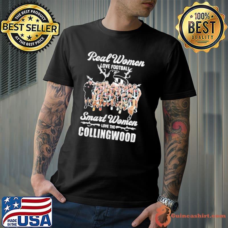 Real women love Football smart women love the collingwood lightning Shirt