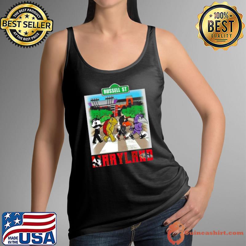 Russell St Maryland Sport Team Abbey Road Shirt Tank Top